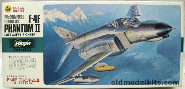 Hasegawa 1/72 McDonnell Douglas F-4F Phantom II - Luftwaffe JG74 'Molders' (Special Scheme) Tactical Air Meet 1984 / JG74 'Molders' (Standard Paint Scheme) Neurburg Air Base West Germany, E25 plastic model kit
